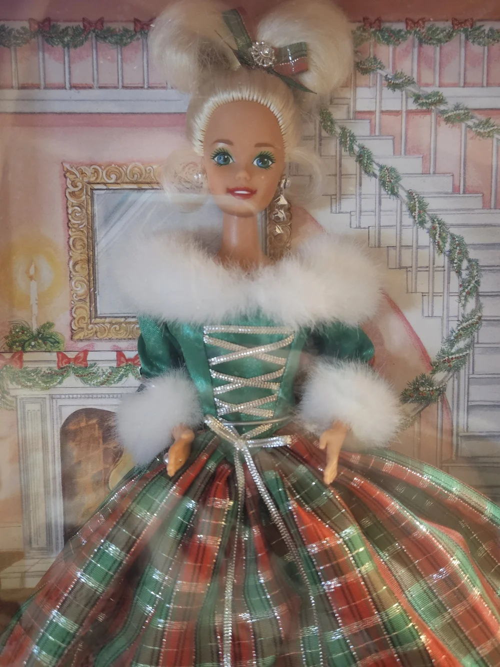 Barbie Winter's Eve Special Edition Doll - Green & Red Plaid